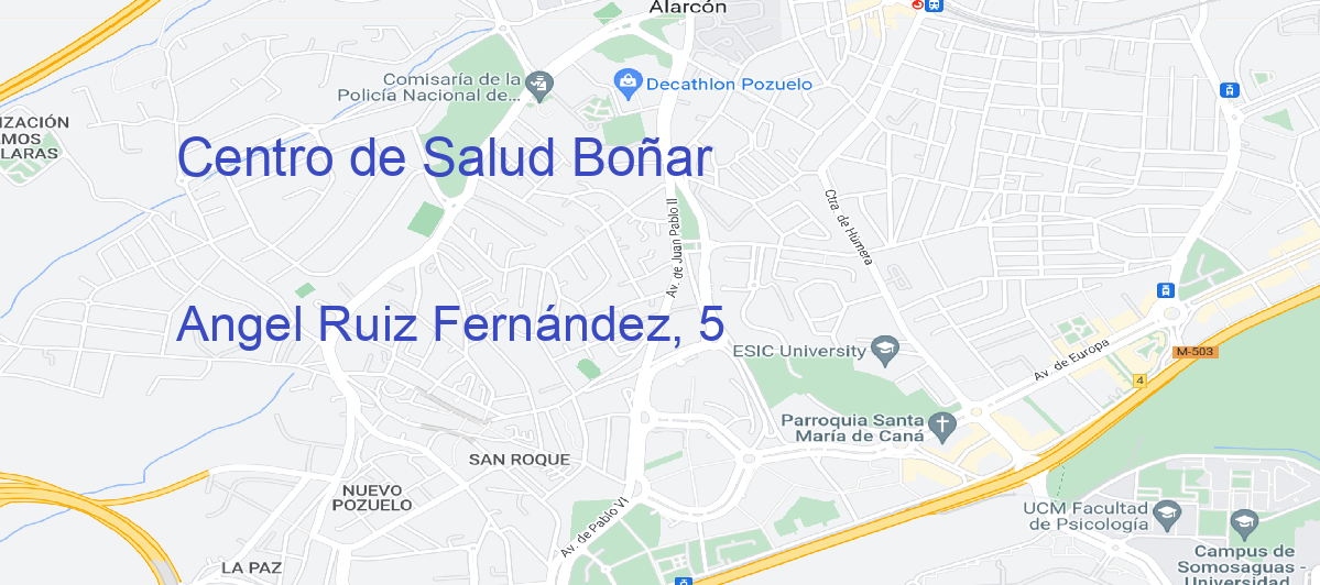 Oficina Calle Angel Ruiz Fernández, 5 en Boñar - Centro de Salud