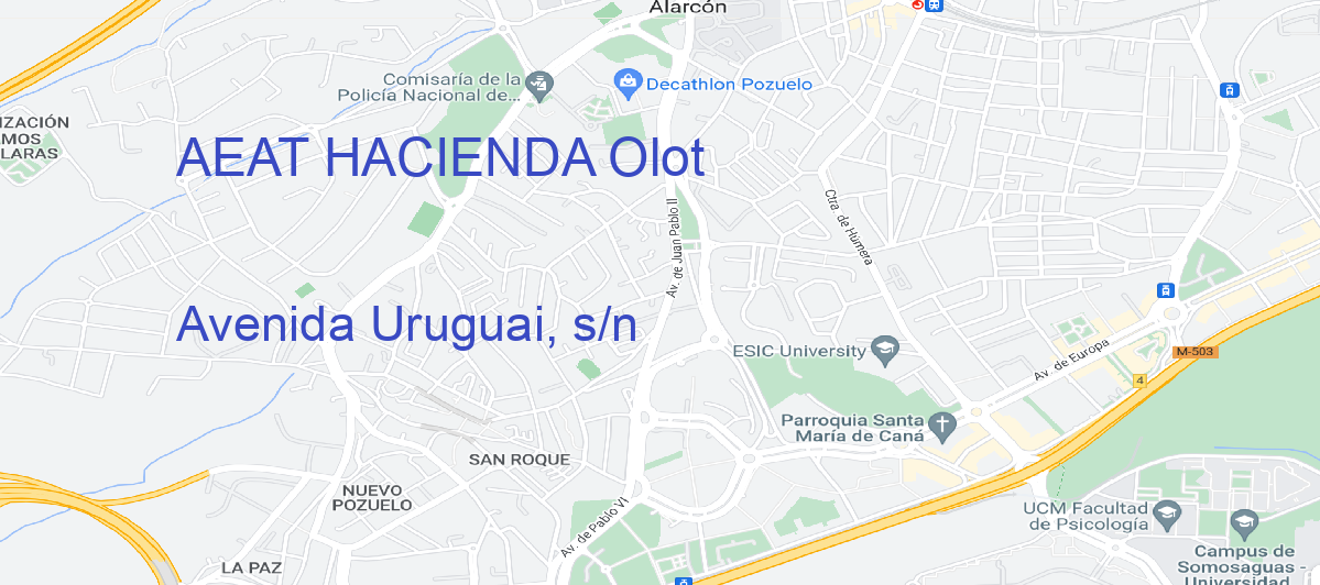 Oficina Calle Avenida Uruguai, s/n en Olot - AEAT HACIENDA