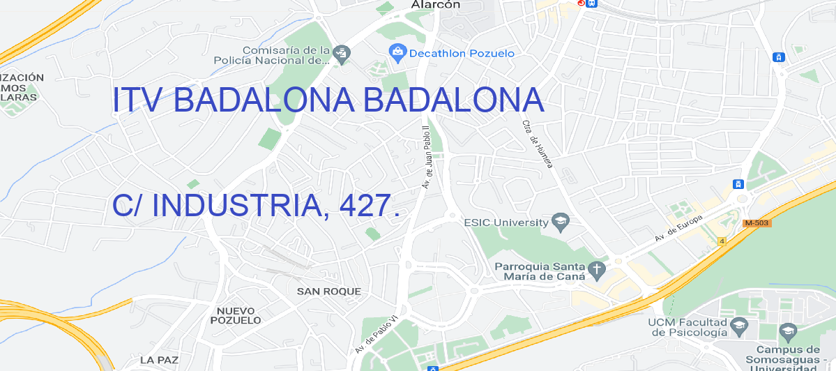 Oficina Calle C/ INDUSTRIA, 427. en Badalona - ITV BADALONA