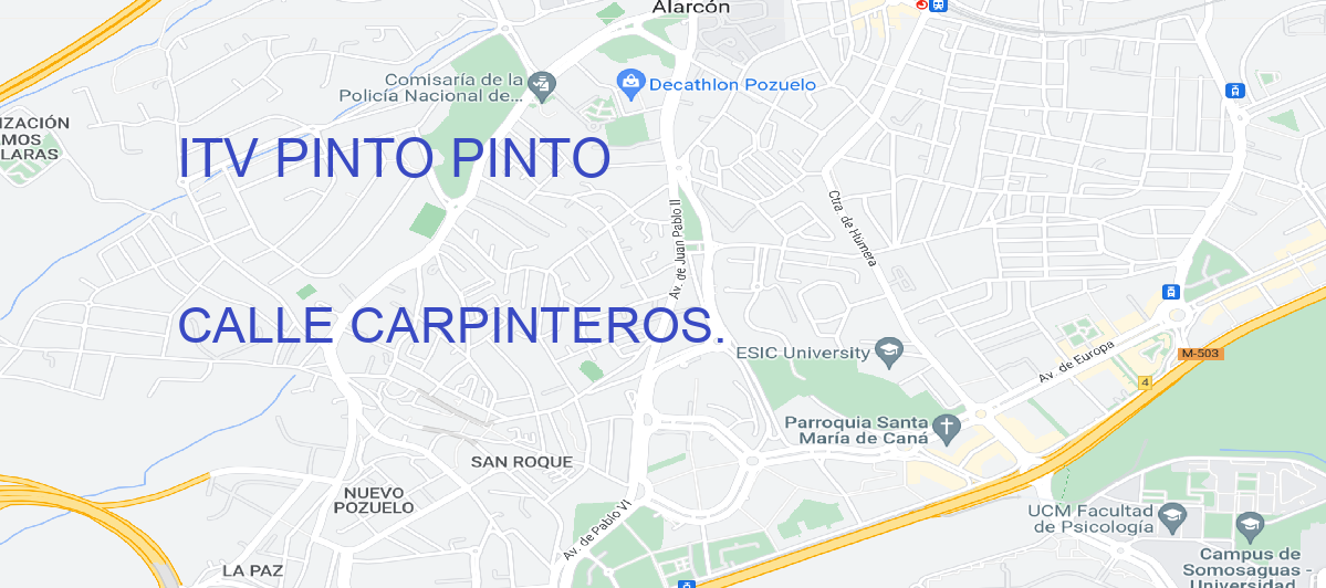 Oficina Calle CALLE CARPINTEROS. en Pinto - ITV PINTO