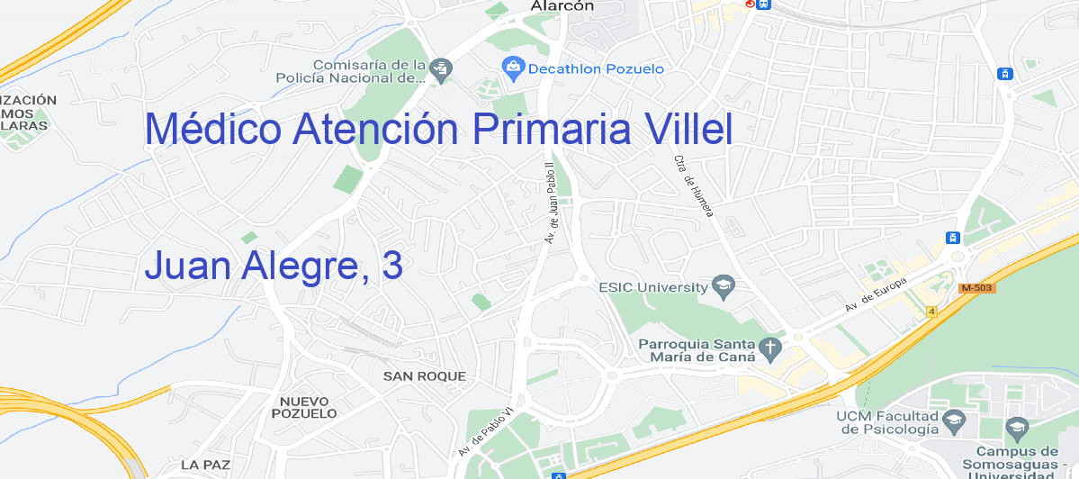 Oficina Calle Juan Alegre, 3 en Villel - Médico Atención Primaria