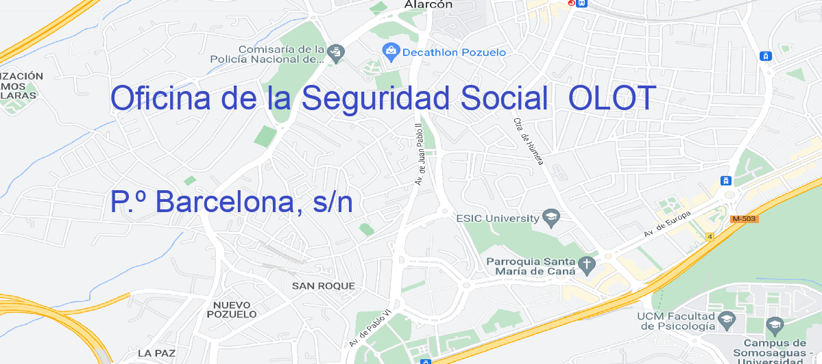 Oficina Calle P.º Barcelona, s/n en Olot - Oficina de la Seguridad Social 