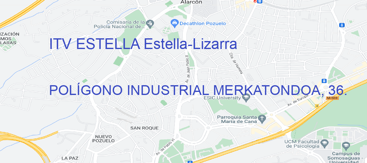 Oficina Calle POLÍGONO INDUSTRIAL MERKATONDOA, 36. en Estella-Lizarra - ITV ESTELLA