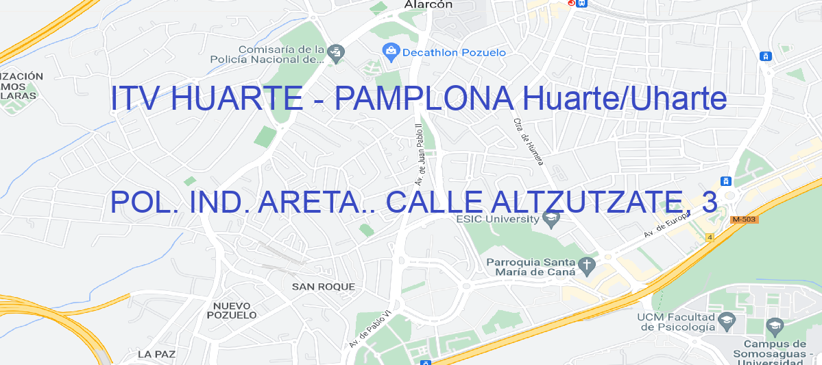 Oficina Calle POL. IND. ARETA.. CALLE ALTZUTZATE, 3 en Huarte/Uharte - ITV HUARTE - PAMPLONA