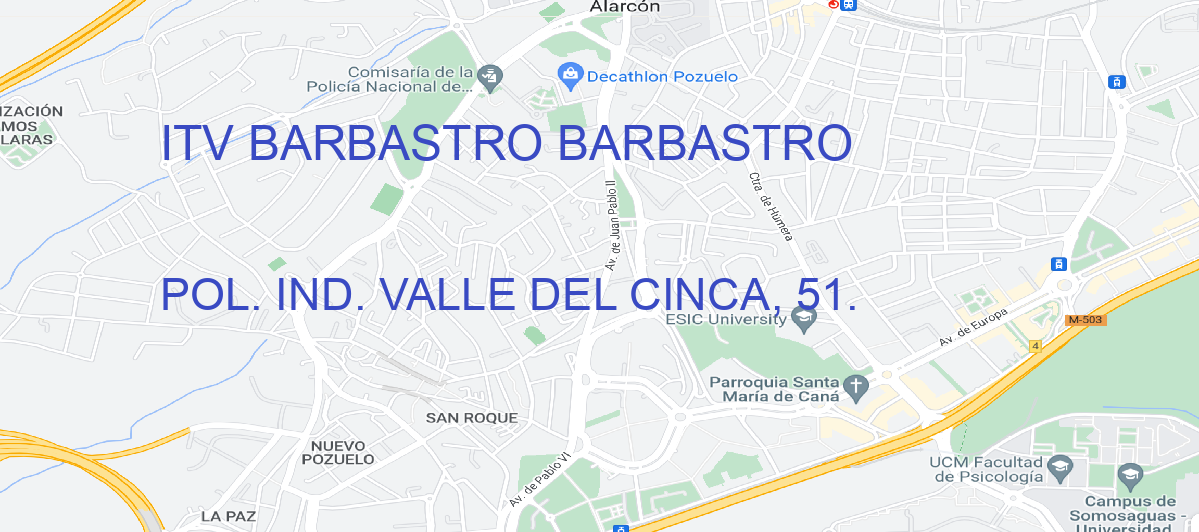 Oficina Calle POL. IND. VALLE DEL CINCA, 51. en Barbastro - ITV BARBASTRO