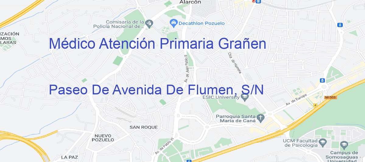 Oficina Calle Paseo De Avenida De Flumen, S/N en Grañén - Médico Atención Primaria