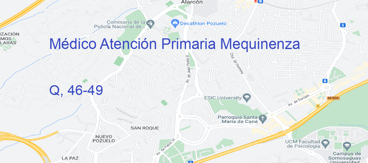 Oficina Calle Q, 46-49 en Mequinenza - Médico Atención Primaria
