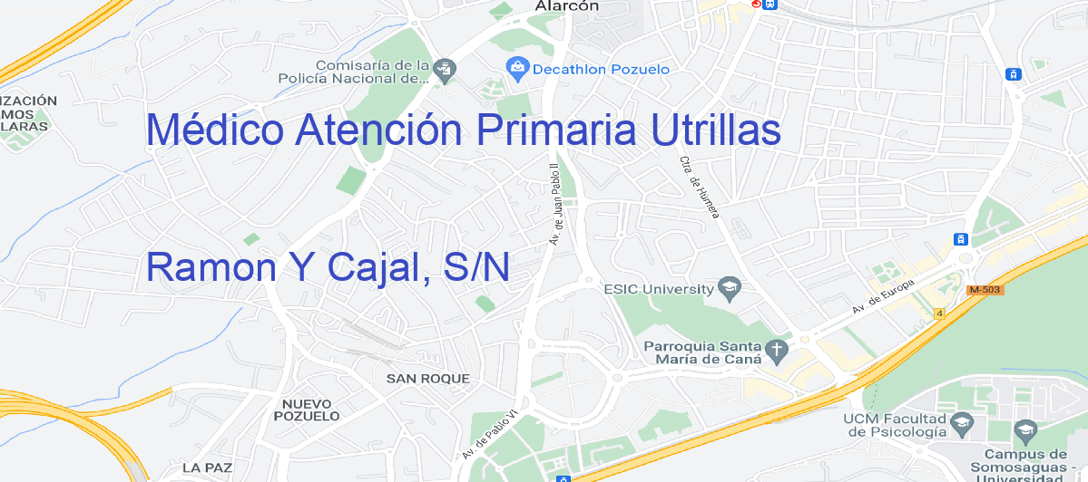 Oficina Calle Ramon Y Cajal, S/N en Utrillas - Médico Atención Primaria