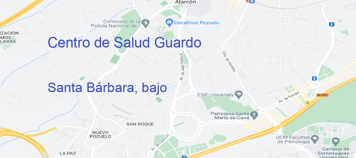 Oficina Calle Santa Bárbara, bajo en Guardo - Centro de Salud