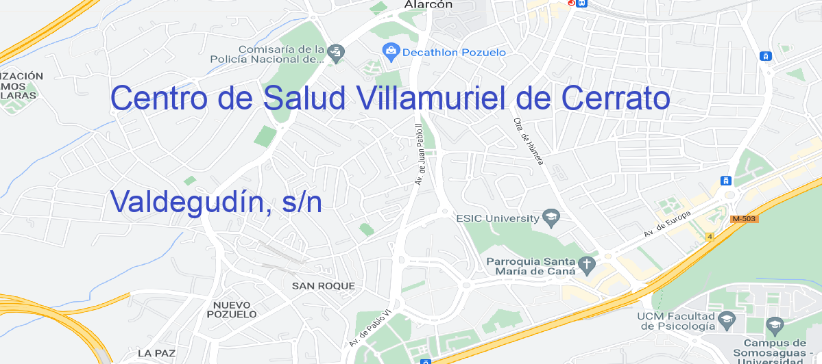 Oficina Calle Valdegudín, s/n en Villamuriel de Cerrato - Centro de Salud