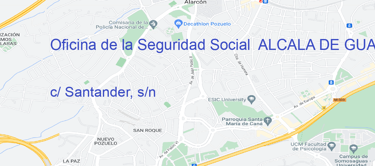 Oficina Calle c/ Santander, s/n en Alcalá de Guadaíra - Oficina de la Seguridad Social 